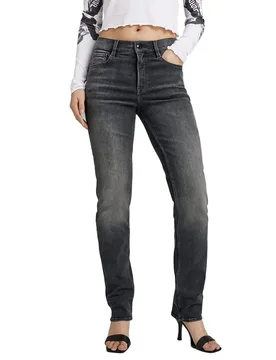 Jean Strace Straight Fit Worn In Black Moon 26 - G-Star - FashionsVida