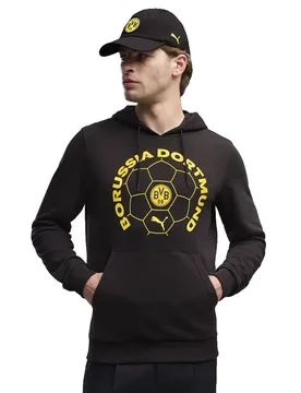 Sweat à Capuche Bvb Borussia Dortmund Culture Black / Faster Yellow XL - Puma - FashionsVida