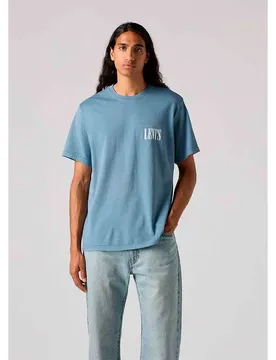 Maglietta A Maniche Corte Relaxed Fit Ssnl Serif Logo Stea L