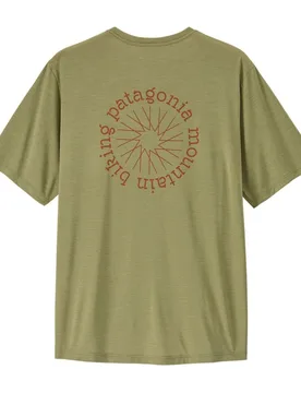 Capilene Cool Daily Shirt L Spoke Stencil: Gumtree Green - Light Gumtree Green X-Dye - Patagonia - FashionsVida