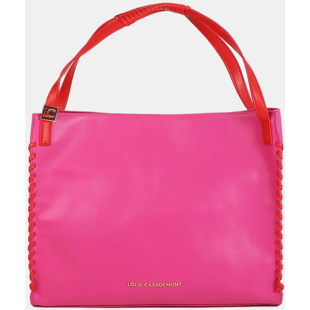 Shopper con detalle trenzado a contraste - Lola Casademunt - FashionsVida