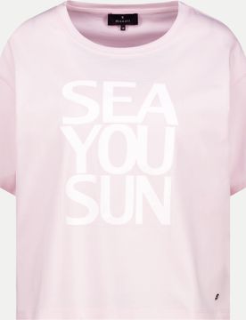 T-Shirt mit Schriftzug Rosa 40
