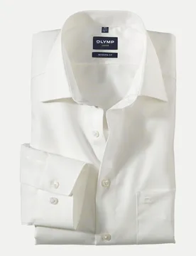 Modern-Fit Businesshemd Luxor Beige 41 - Olymp - FashionsVida