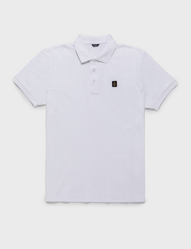 REFRIGIWEAR polo basic uomo bianco