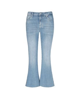 Jeans Flared Fit CROPPED DOJO blau 31 damen