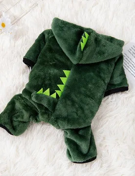 Pieza Ropa de otoño/invierno para mascotas, ropa para perros pequeños tipo Teddy/Poodle, conjunto de 4 patas, regalo de Navidad para mascotas (La me - Shein - FashionsVida
