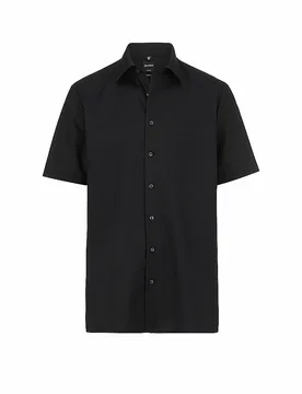 Olymp Camisa Modern Fit negro 47 - Olymp - FashionsVida