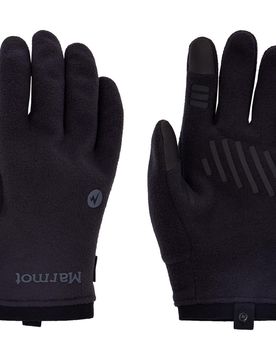 Polartec windbloc guantes montaña Negro (XL)