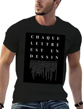 Liliane Giraudon - BlackPoetry T-Shirt t shirts for man cotton funny funny t shirts dark humor g man t shirts for men T-shirt - Aliexpress - FashionsVida