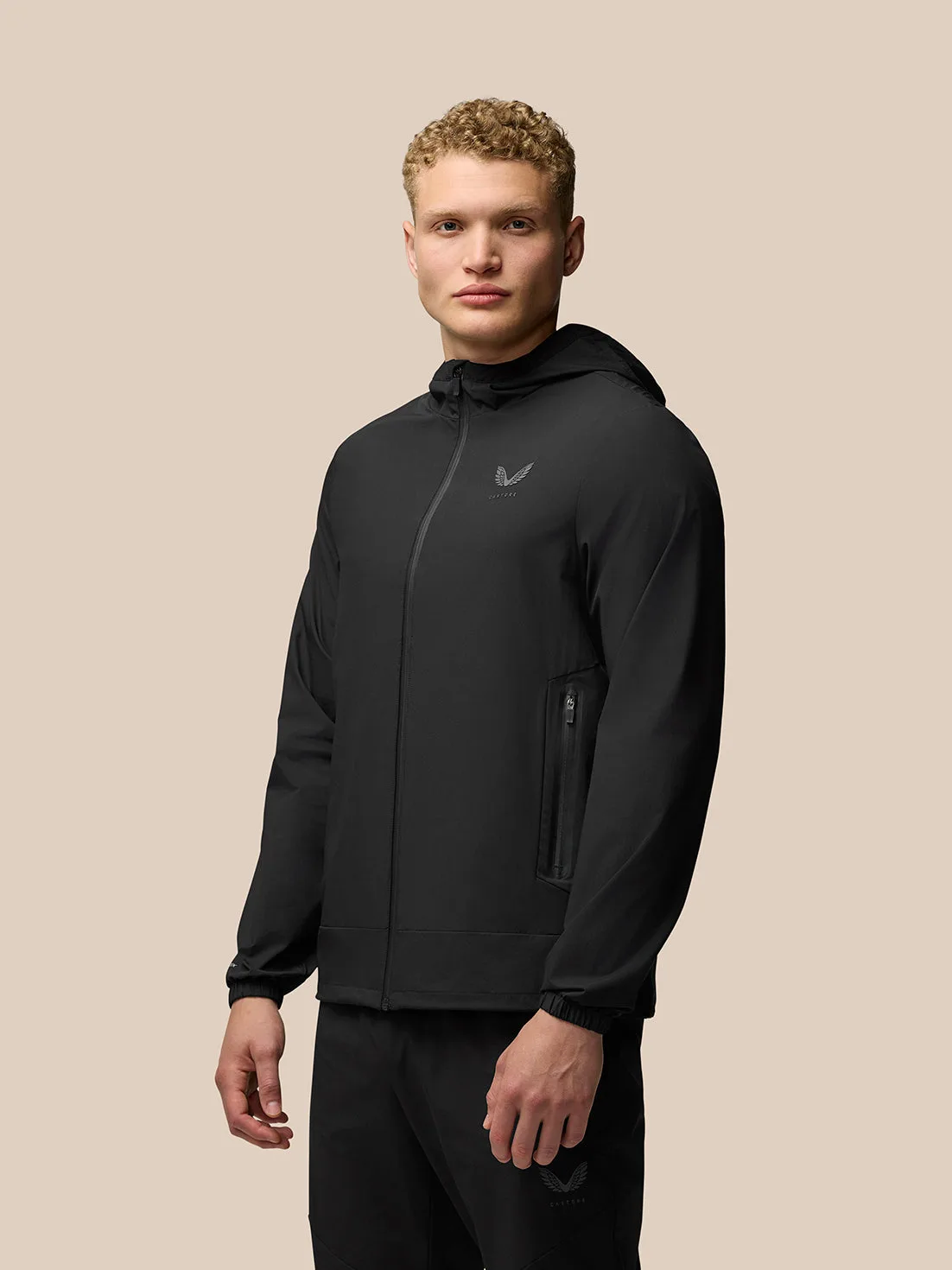 Flex Lifestyle Jacket - Black BLACK S male - Castore - FashionsVida