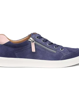 Women's Wide Fit 'Chase II' Trainers in Indigo Size: 4.5 - Indigo - Size: 4.5 - Hotter - FashionsVida