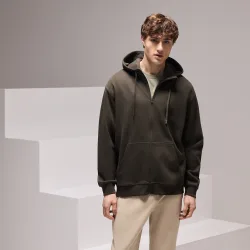 Sudadera abierta con capucha Sportcasual para hombre