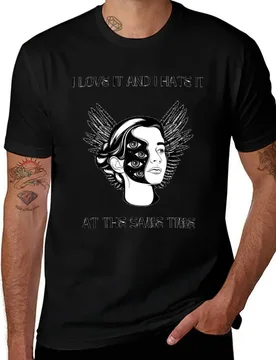 David Kushner Daylight i hate at the same time T-Shirt Big and Tall Crew Neck Tee T-Shirt - Aliexpress - FashionsVida