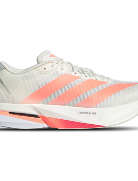 Adizero Boston 13 Herren Sneaker - Weiß - Größe 47 1/3 - Netz/Synthetik White 47 1/3