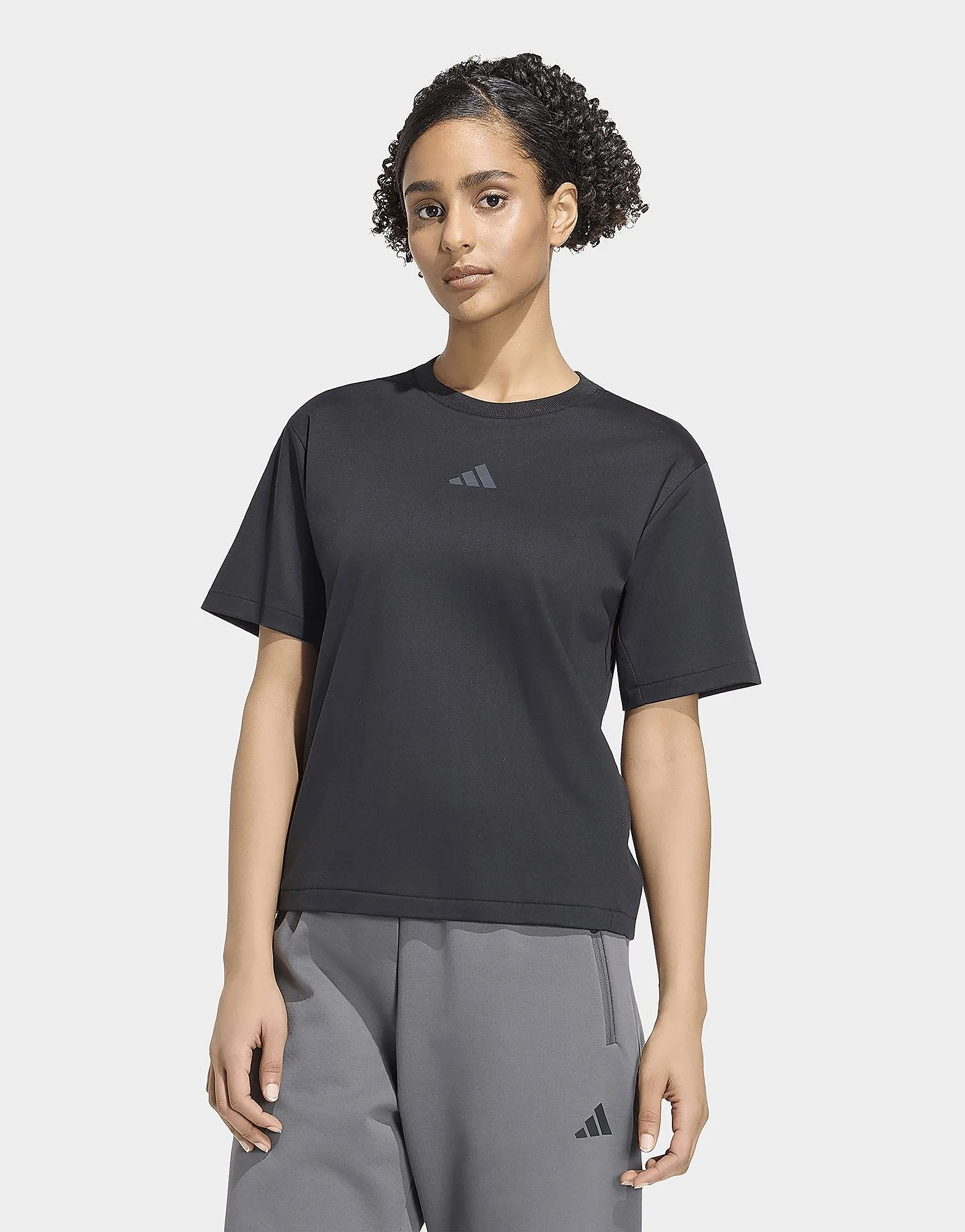 Womens Z.n.e. Tee - Nero, nero nero Donna taglia S - Adidas - FashionsVida