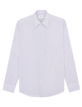 CASSANDRE Shirt in Striped Cotton Poplin