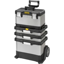 Taller Móvil Metálico FatMax Caja + 2 Cajones + Contenedor