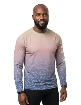 Rash Guard Manches Longues Ripples Uv Crew Sun Protect Dusk M