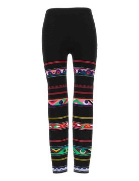 Leggings fantasia jacquard