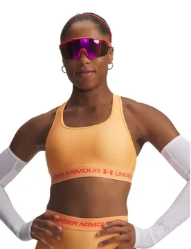 Soutien-gorge De Sport à Impact Moyen Crossback Orange S - Under armour - FashionsVida