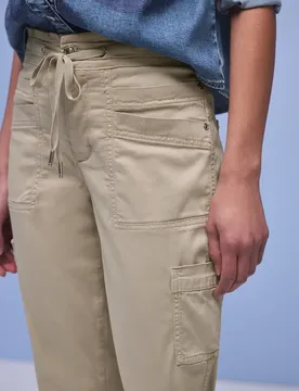 Cargo Joggpants female Beige - Street One - FashionsVida