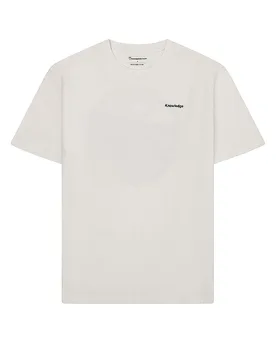 T-Shirt crème S - Knowledge Cotton Apparel - FashionsVida
