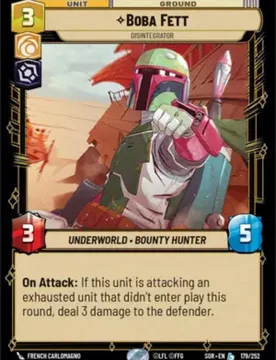 Boba Fett, Disintegrator - Star Wars: Unlimited - FashionsVida