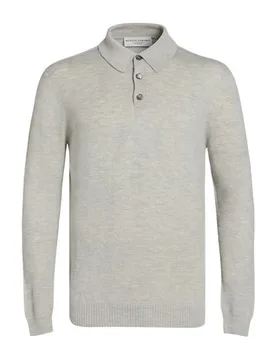 Pullover Herren Hellgrau M Herren - Majestic - FashionsVida