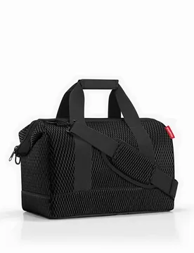 Sac Duffle Allrounder M Mesh Black One Size unisex - Reisenthel - FashionsVida