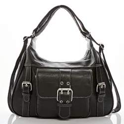 Umhängetasche "Tara" 2-in-1 Rucksack schwarz