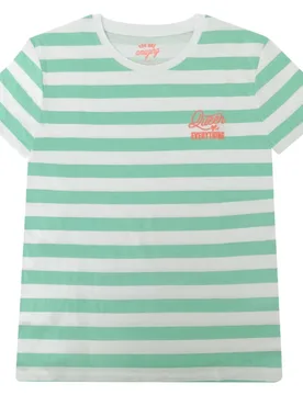 T-shirt à Manches Courtes Queen Of Everything Green L unisex - Mr Wonderful - FashionsVida
