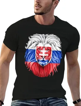 Lion Flag Of Slovakia , Slovakia lion , Slovakia gift, womens, mens, funny gifts, roots, flag, proud, pride T-Shirt - Aliexpress - FashionsVida