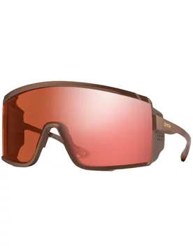 Photochromatische Sonnenbrille Pursuit Matte Gold Dust ChromaPop Glacier Photochromic Rose Gold Mirror Braun - SMITH - FashionsVida