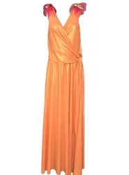 Abito Donna F23-221_ARANCIO