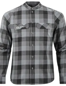 Camicia A Maniche Lunghe Work Grey Check