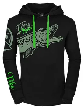 Fishing Mania Pike Sweatshirt Refurbished Pike L Men - Hotspot Design - FashionsVida
