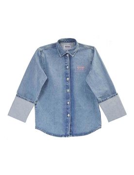 Camicia Risvolto 14 Oz Denim