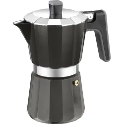 Cafetera de aluminio Perfecta Black