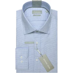 Camisa de hombre de vestir modern fit con diseño de cuadros