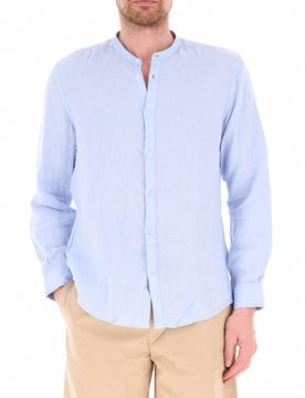 Camicia in lino AZZURRO CHIARO L