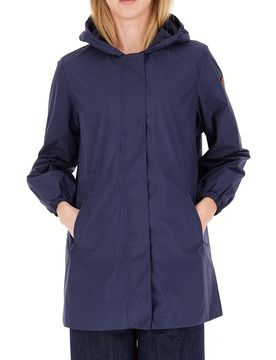 Impermeabile con cappuccio BLU NAVY 4