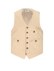 Gilet traditionnel crème 48