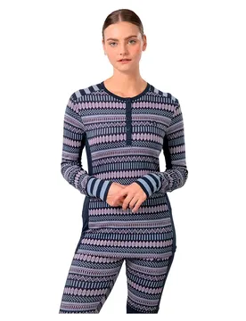 Maglietta A Maniche Lunghe Akle Dark Navy Blue