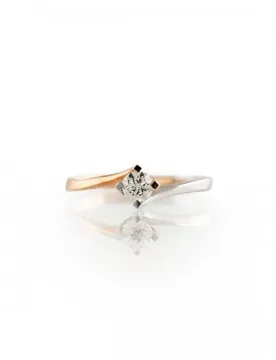 Anello Donna Solitario Diamante THBICO