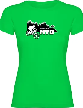 Maglietta A Maniche Corte Extreme Mtb Light Green - Kruskis - FashionsVida
