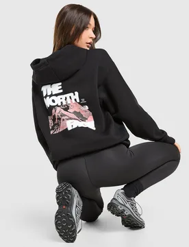 Womens Felpa con Cappuccio Mountain Blur - Nero, nero nero Donna taglia S - The North Face - FashionsVida