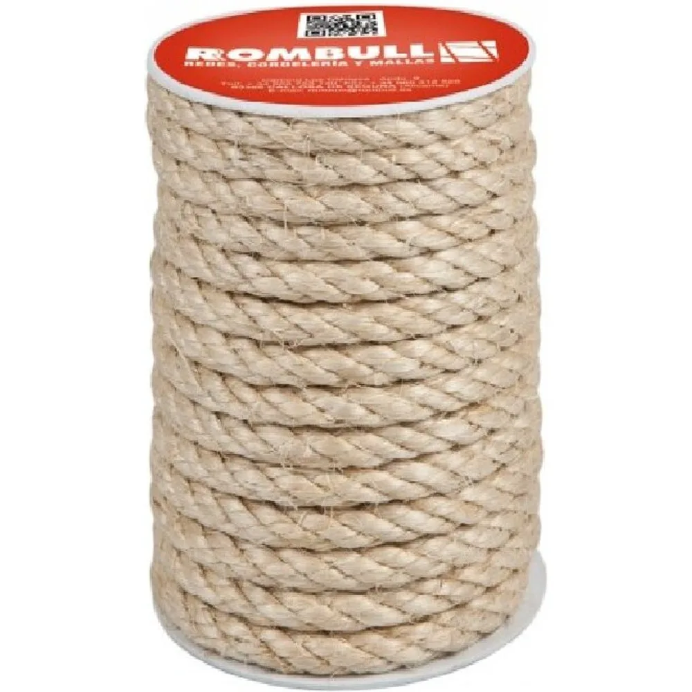 Carrete Cuerda Sisal Cableada 4C 15 m - ROMBULL - FashionsVida