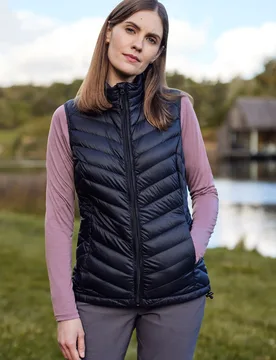Featherweight II Womens Extreme Down Gilet - Black - Black - Size: 20 - Mountain Warehouse - FashionsVida