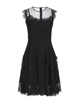 Dolce&Gabbana Vestido midi Mujer Negro 32 Mujer - Dolce & Gabbana - FashionsVida
