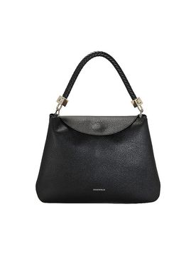 Ledertasche - Henkeltasche TIGGY schwarz damen